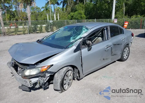 2012 Honda Civic Lx из США, поврежденный, VIN 19XFB2F58CE087628